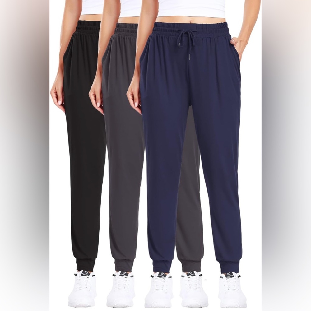 Women's Sweatpants with Pockets, Soft Jogger Pants for Running Yoga Workout -NWT